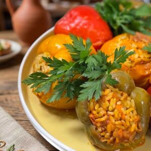Stuffed bell peppers with carrots and rice 1kg