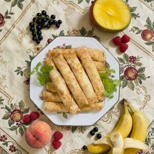 Organic fruit and berry pancakes Low Sugar